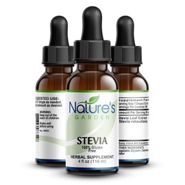 Nature's Garden - Stevia - 4 oz Liquid- Single Alcohol Free - Sugar Substitute