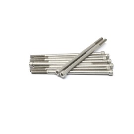 iexcell 10 Pcs 1/4-20 x 5 Partially Threaded Stainless Steel 304 Hex Socket Head Cap Screws Bolts Kit