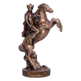 Nemesis Now Norse Mythology Decor Bronze God Statue 8.5cm Tall – Cast in The Finest Resin, Expertly Hand-Painted – Valkyrie Chooser of the Slain