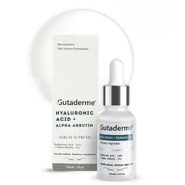 Suero Facial Iluminador Y Luminoso Con Alfa Arbutina Al 2% Y Ácido Hialurónico Al 10% - Reduce Manchas Y Líneas De Expresión - Suero Hidratante Multiprofundidad Para Una Piel Radiante