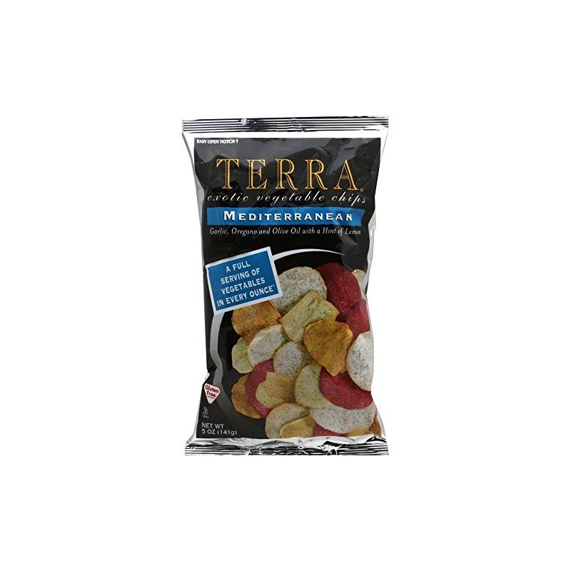 Terra Chips Exotic Mediterranean Vegetable Chips 5 oz (Pack of