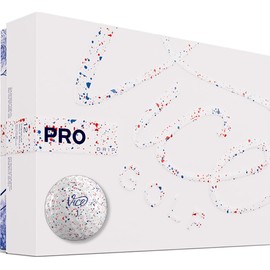 VICE Pro Drip Version Golf Balls (Red/Blue Drip)