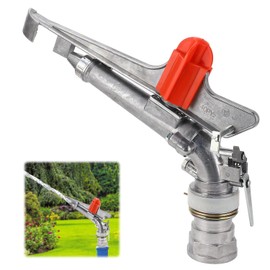 Sprinklers for Yard, 2" Lawn Sprinkler Water Spray Gun, Large-Area Agriculture Irrigation Water Sprinkler for Lawn, Long Distance Garden Sprayer, 360 Degree Adjustable
