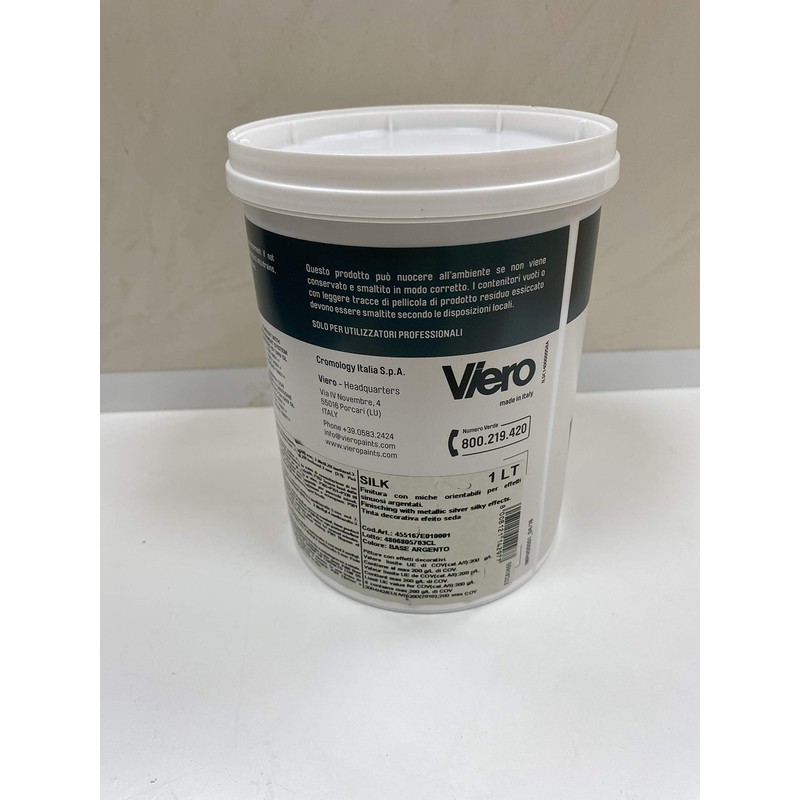 Viero Silk | Silk Effect Venetian Plaster - Silver (1