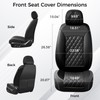 Huidasource Front Seat Covers, 5 Layers Car Seat Covers Front