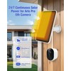 Solar Panel Charger Compatible with Arlo Pro 6/6 XL, Built-in