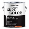 Rust-Oleum 380216 Black Sure Color Interior Paint + Primer, Flat,