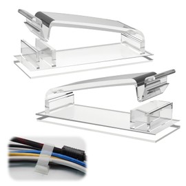 30 Stück Große Kabelhalter Selbstklebend, Transparente Kabel Organizer für Schreibtisch und Büro, selbstklebende Kabel-Clips, Kabelhalter, Vielseitig Einsetzbar für Kabelmanagement