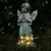 Garden Decor Angel Statue, Outdoor Patio Garden Sculptures & Statues,