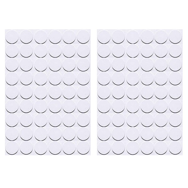 ZXUEZHENG Self-Adhesive Screw Hole Stickers,2-Table 54 in 1 Self-Adhesive Screw