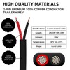 Qiping Flat 2 Core Cable Twin Red/Black Copper Trailer Caravan