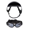 condinggen Pack of 2 Pet Dog Helmet Goggles Set, UV