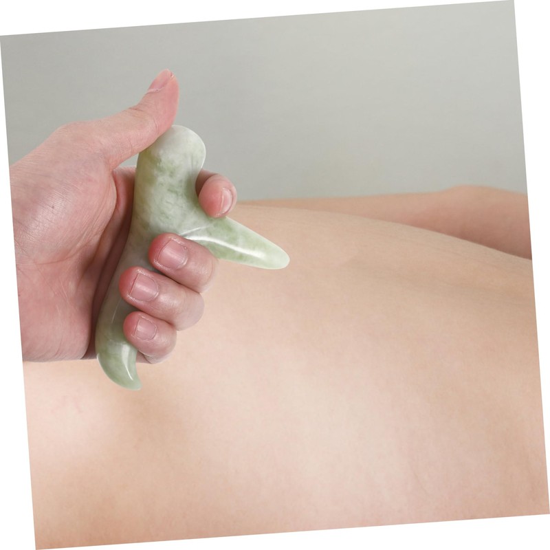 TOVINANNA Jade Foot Massager Stick Traditional Acupoint Massage Tool for