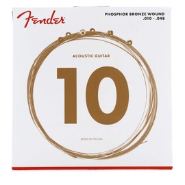 Fender Phosphor Bronze Acoustic Guitar Strings Ball End 60XL Extra Light - 10-48