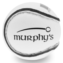 Murphy's Hurling Sliotar Match Ball,White, 5