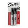 Sharpie Chisel Tip Permanent Markers, Black Ink, Pack of 2