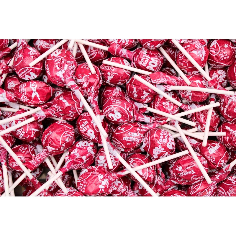 Red Raspberry Red Lollipops, Red Tootsie Pops, by Queen City