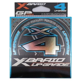 Yotsuami X-Braid Upgrade X4, 164 yd (150 m), Gou# 0.3, 6 lb, Color: Orchid White, Urugeso Pink Marking Every 3’9” (115 cm)