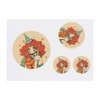 4 x 'Cute Clown Girl' Temporary Tattoos - Water Resistant,