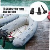 Operitacx 3 Sets Durable Plastic Pump Nozzles for Inflatable Air