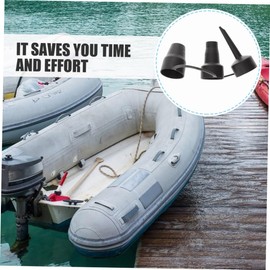 Operitacx 3 Sets Durable Plastic Pump Nozzles for Inflatable Air Mattress Quick Inflation Attachments for Pumps for Home and Travel