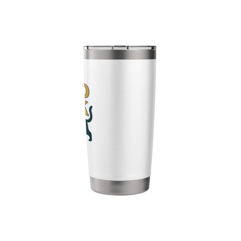 Black Cat "Good Luck" Retro Design Stainless Steel Insulated Tumbler