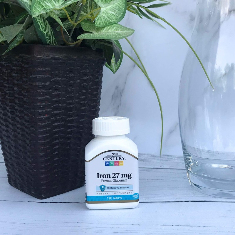 21st Century 21st Century Iron 27 Mg Ferrous Gluconate Tablets,