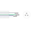 WITTKOWARE Lamp Cable (Light Cable), Transparent, Flexible, Tinned Copper Conductor,