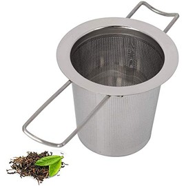 Infusor de té de malla de acero inoxidable, puede filtrar té roto, café y otras partículas pequeñas