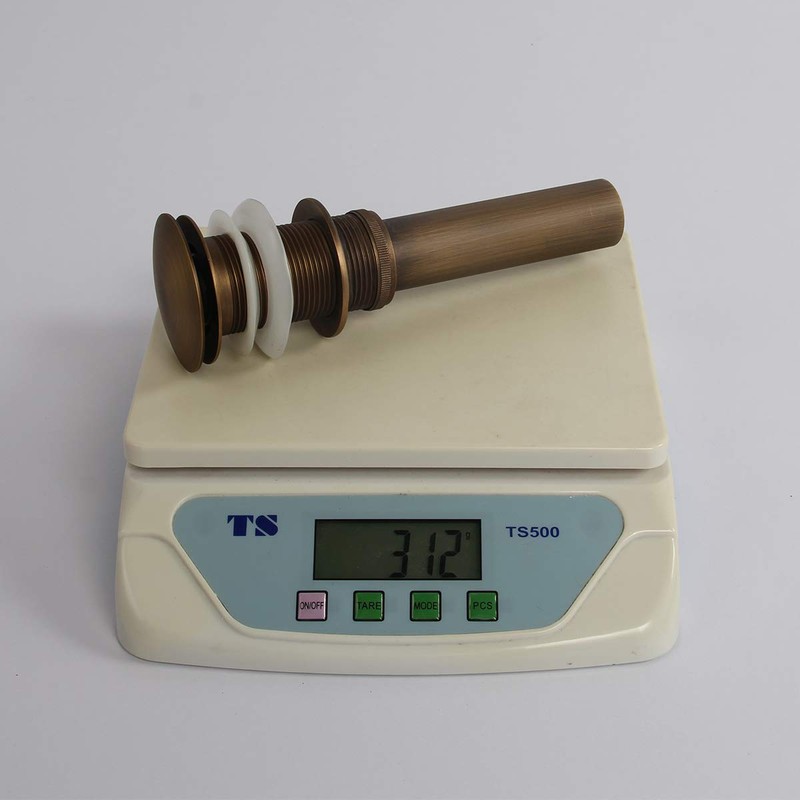 Flybath - llave de lavabo de latón envejecido, para baño,