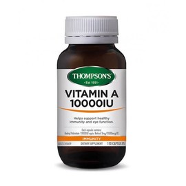 Thompsons Buy Thompsons Vitamin A 10000IU 150 Capsules Online | Chempro Chemists