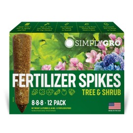 SimplyGro Tree & Shrub Fertilizer Spikes (12 Spikes - 3.0 Lbs)
