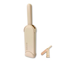PERSIMONE Clothes Brush, Double-Sided, Suit, Clothing, Dusting, Dog Hair, Dog Hair, Cat Hair, Clothes, Portable (Milk Pink)