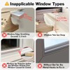 AMOSIJOY Cat Sill Window Perch Sturdy Cat Hammock Window Seat