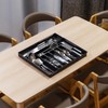 Expandable Silverware Organizers for Kitchen Drawers,Large BPA Free Cutlery Organizer