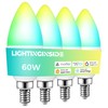 Lightinginside Matter E12 Smart Light Bulbs 60W Equiv., Compatible with