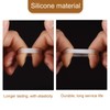 MECCANIXITY Silicone Rubber Bands Rings 100Pcs Non-slip 15mm Dia 0.7mm