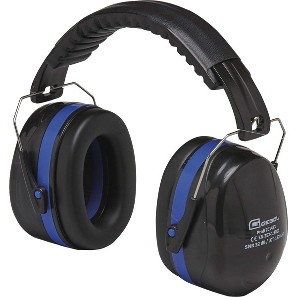 GEBOL 701433 Professional Capsule Ear Protection Black