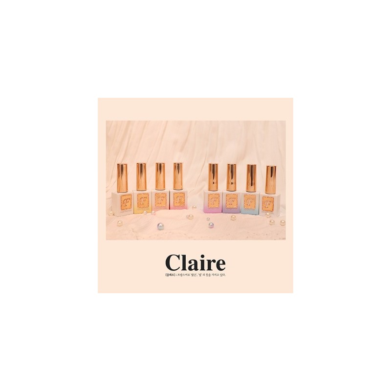 classic nail From the Nail Claire Syrup Pearl Glitter Gel