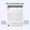 200 Count, 12x15.5 inch Eco Friendly Poly Mailers 100% Recycled