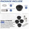 AUTOVIC Polyurethane Front Differential Side Mount Bushings Set Kit for