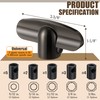 Avenuebool 4 Pack Universal Tee Crank Casement Window Handles, Low