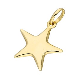 jewellerybox Gold Dipped Sterling Silver Star Charm