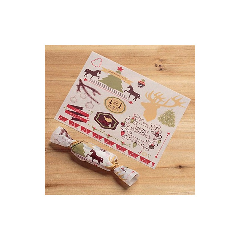 Candy Making Packaging Wrapper Nougat/Toffee Twisting Wax Paper Wedding Bevorzugungen,