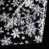 Christmas Wrapping Paper - ADQUATOR 5m×80cm 3D White Snowflake Hamper