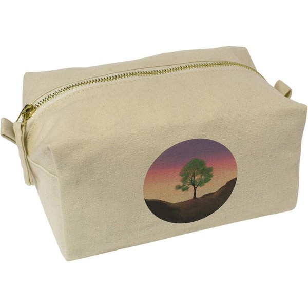 'Sycamore Tree at Sunset' Canvas Wash Bag/Makeup Case (CS00038413)