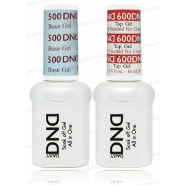 DND Duo No Wipe Top Coat #600 + Base Coat #500
