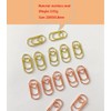 200 Pcs Paper Clips,Mini Heart Bookmark Clips Stainless Steel Love
