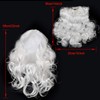CoiTek Santa Beard and Wig Set, White Santa Claus Wig