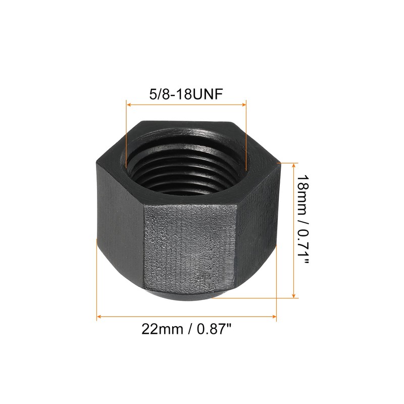 PATIKIL Pack of 10 5/8-18UNF Inch Compression Cap Plastic Spark